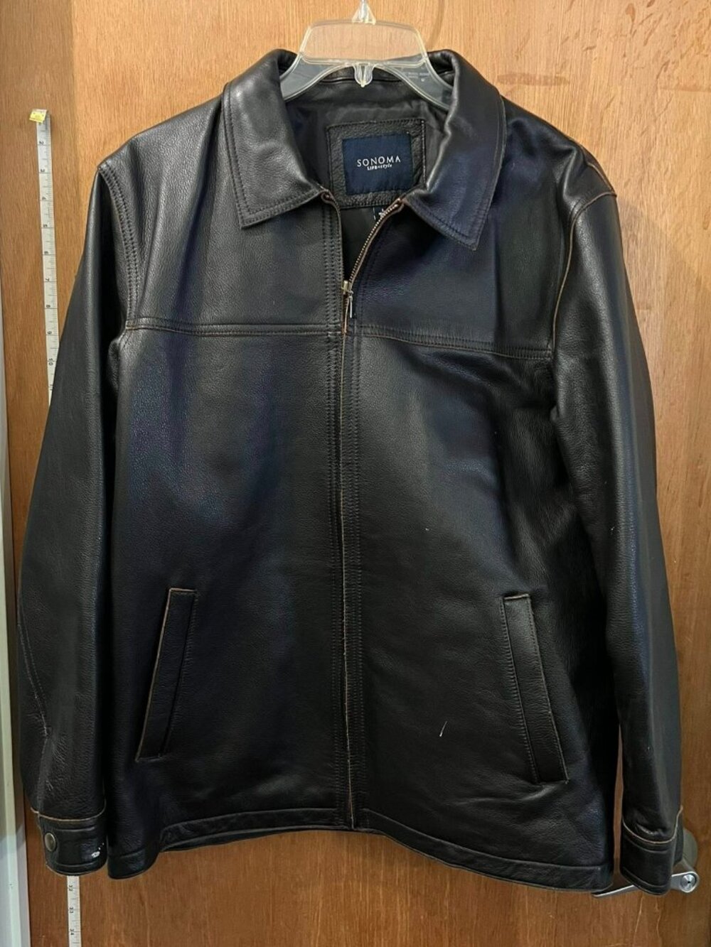 🐻Size L - Sonoma - Dark Brown Leather Jacket - UGC